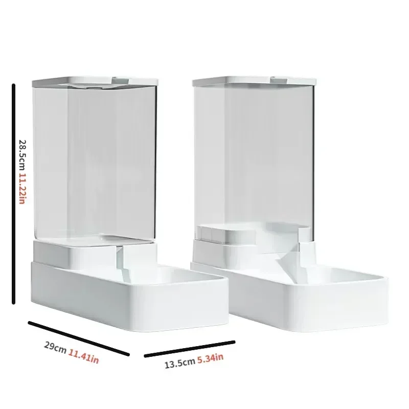 

Контейнер для котят, аксессуары для собак, кормушка, автоматический диспенсер для хранения пищи для домашних животных, прозрачный водой