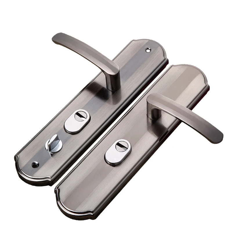 Aluminium Alloy Door Handle Universal Security Door Handle Pair Lock