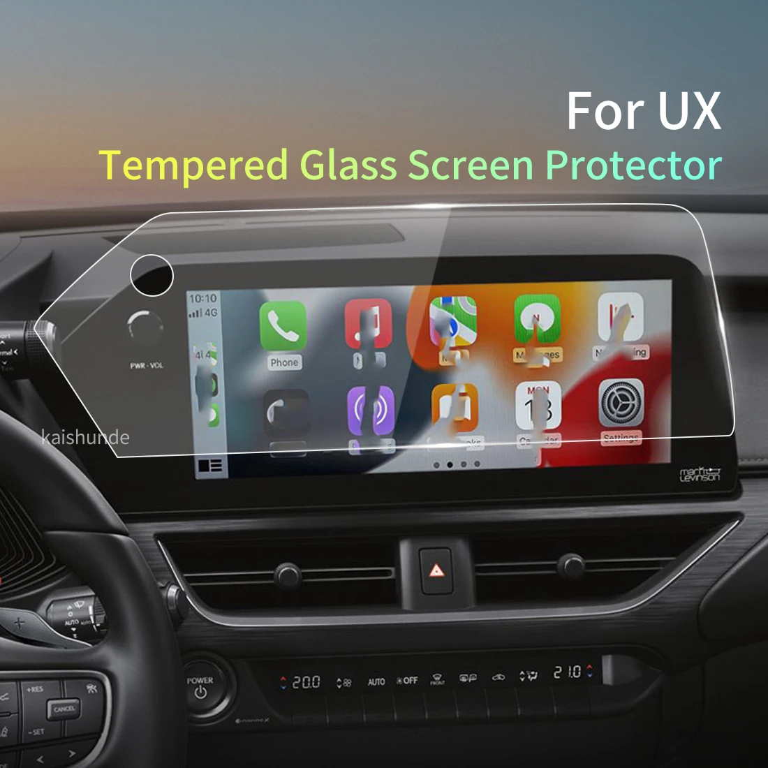 

Автомобильные наклейки, защита экрана Carplay для LEXUS UX 2023, защитная пленка из закаленного стекла для дисплея, аксессуары для навигации и транспортных средств