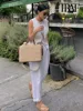 TRAF Women Fashion Front Button Asymmetric Waistcoat Vintage V Neck Sleeveless Female Outerwear Chic Vest Tops 4