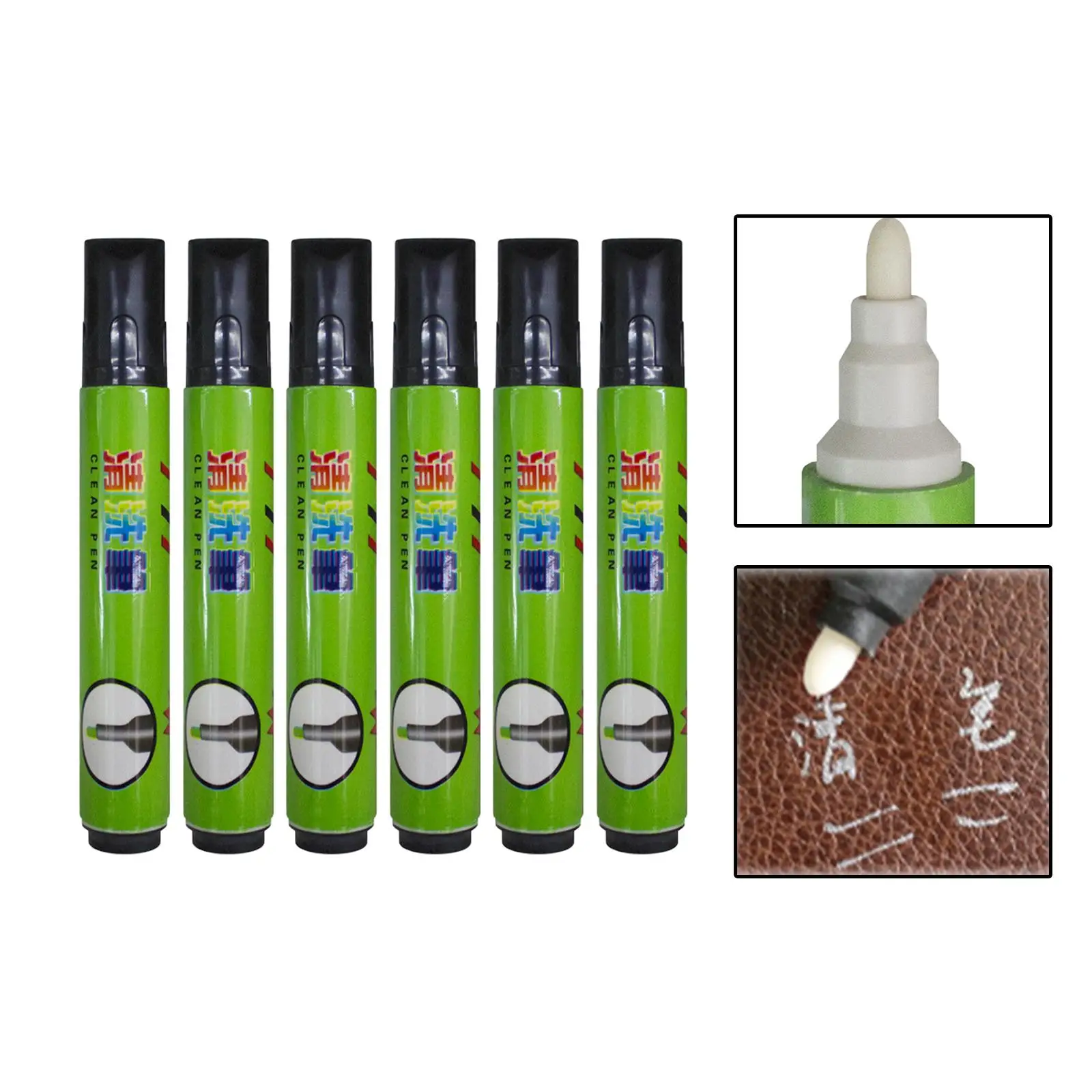 5x Premium Midsole Marker Cleaning Pen Special Clean Big Capacity Silver Pen for Leather Mark PU Cleaning Marker Factory Fabric