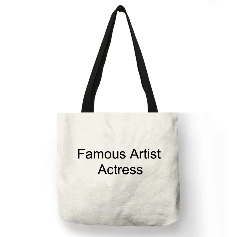 

popular artist design tote bag free with a cosmetic bag