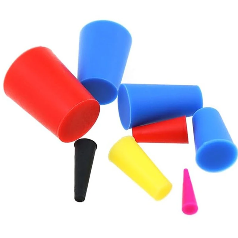 WCS-105Pcs High Temperature Silicone Protection Plug Set 8 Sizes Colorful Tapered Silicone Plugs For Powder Coating