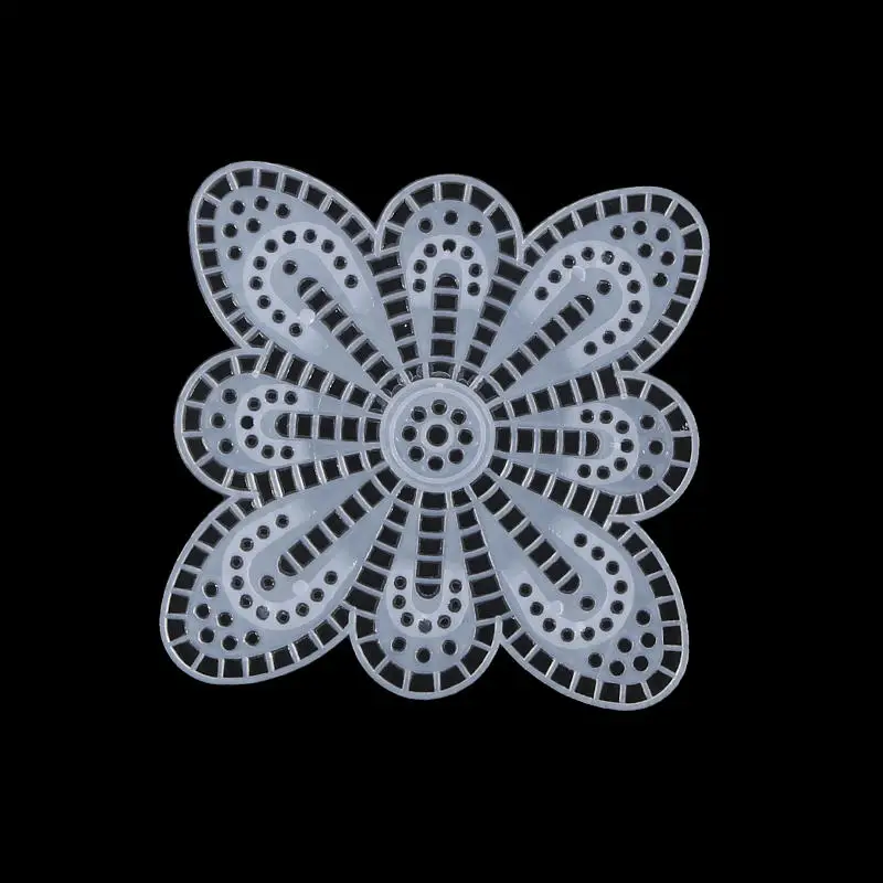 10Pcs White Plastic Butterfly Flower Crochet Embellishments, DIY Handmade Weaving Bag Accessories and Craft Supplies