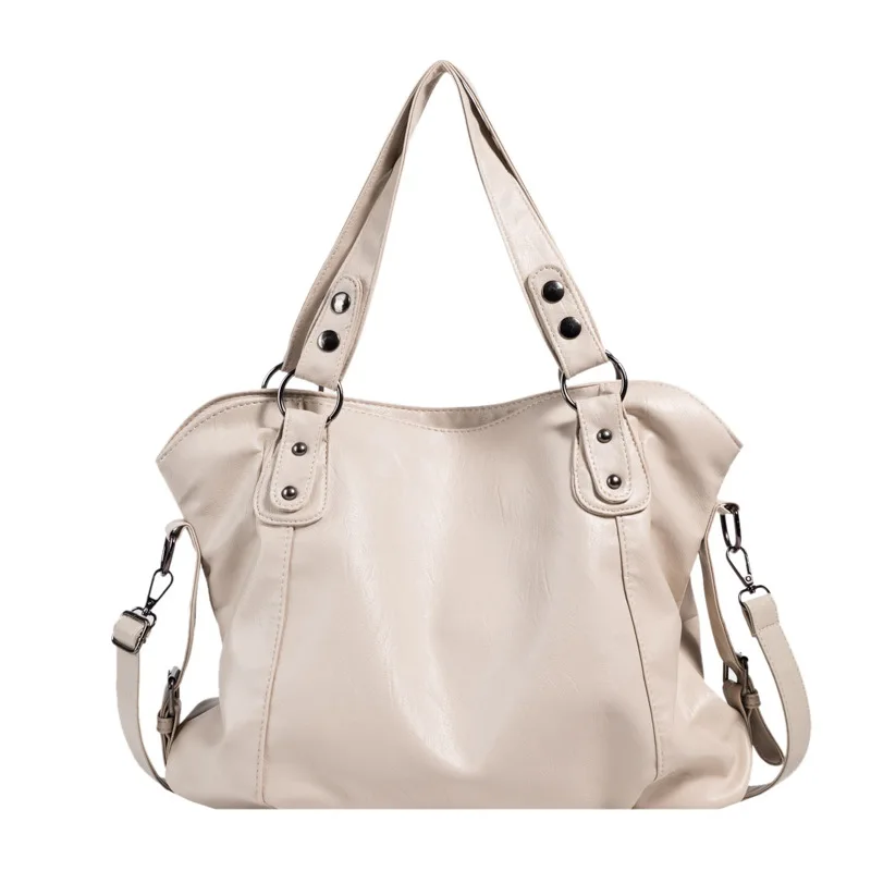 

Bolso Women's Handbag Ball Capacity Large Tote Stylsih Large Messenger Bag Hobos Skin Soft Woman Ball Shoulder Bags Shopping
