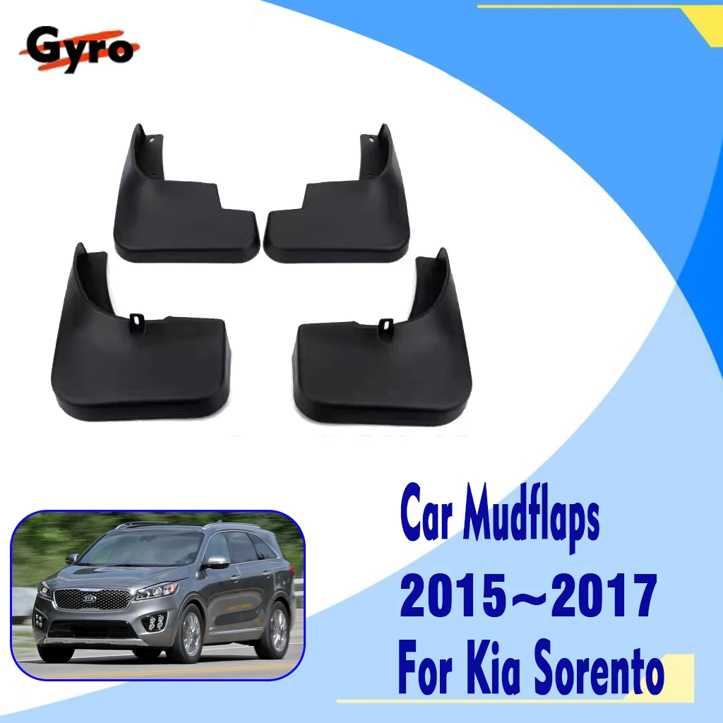ForKiaSorentoUM201520162017MudFlapsCarMudguardsFenders