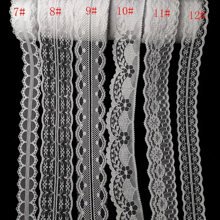 Lace Ribbon 10M/Roll White Hollow Out Floral Lace Ribbon DIY Apparel Sewing Fabric Christmas Halloween Wedding Party Gift Box Wrapping Tape