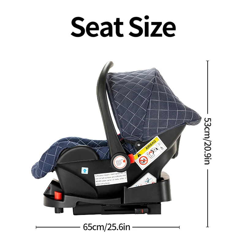 3-in-1 baby stroller that can sit or lie down with ISOfix interface baser multi-purpose luxury newborn travel baby stroller baby stroller