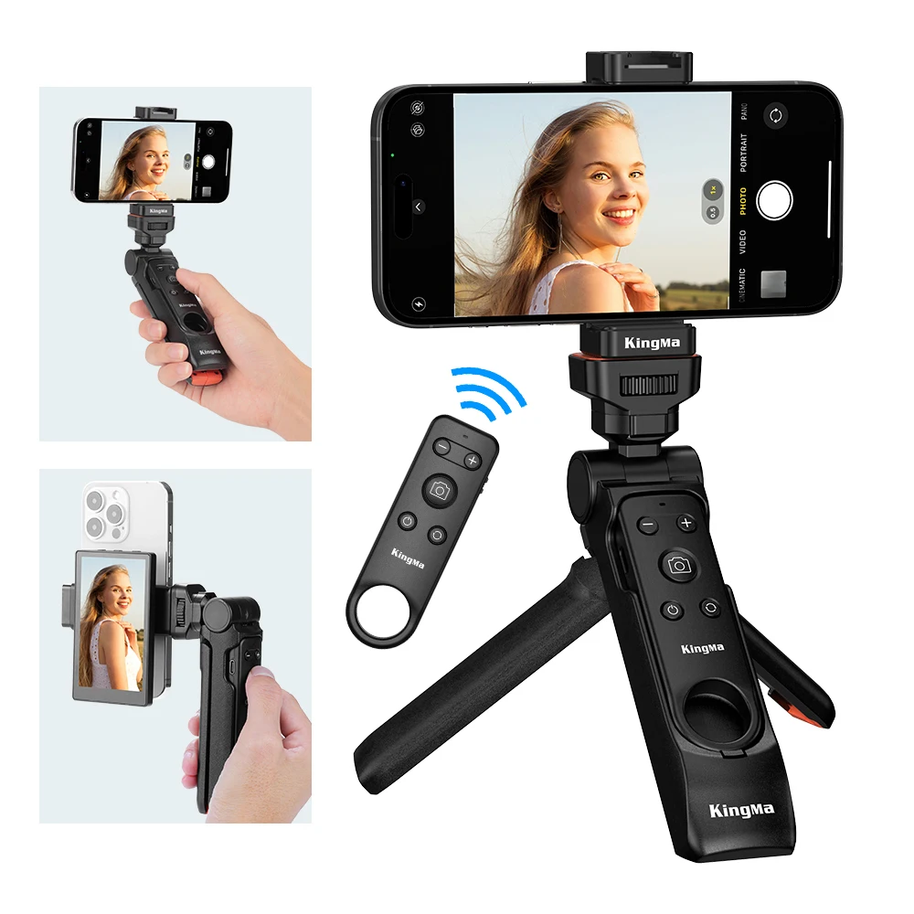 

Штатив-Трипод со съемным Bluetooth для iPhone 15 14 13 Pro Max