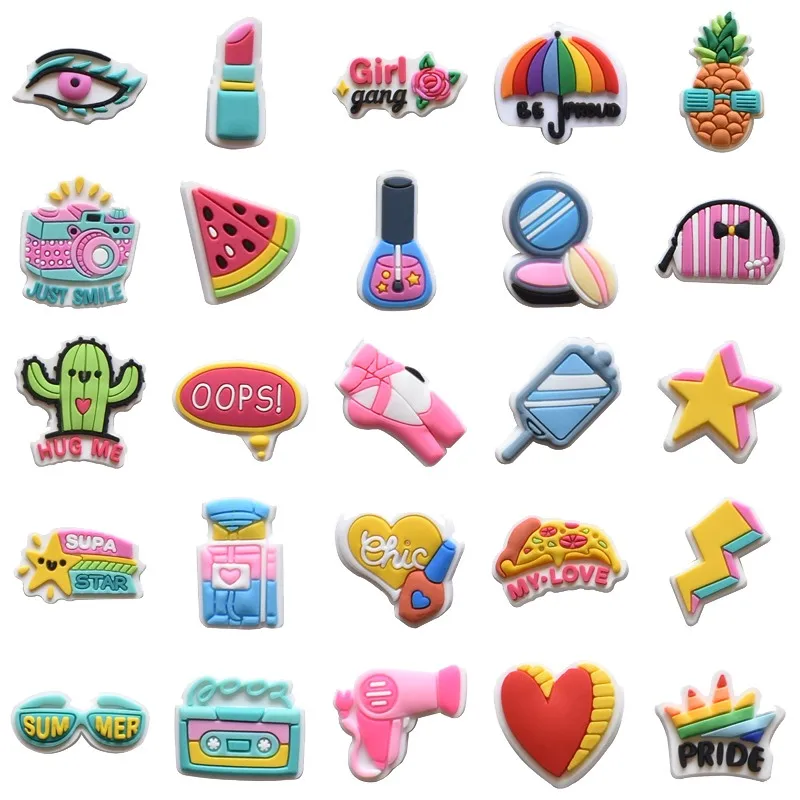 

1pcs Pins for Crocs Charms Shoes Accessories Cactus Decoration Jeans Women Sandals Buckle Kids Favors Men Badges Boy Girl Gift