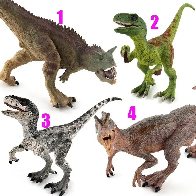 Jurassic Velociraptor Dinosaur Action & Toy Figures Animal Model Collection Learning  Educational 4