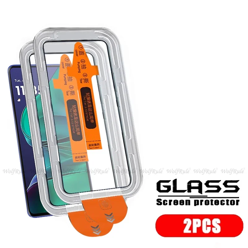 Premium Tempered Glass Screen Protector - 9H Dust-Free, Pack of 1-4 Pieces