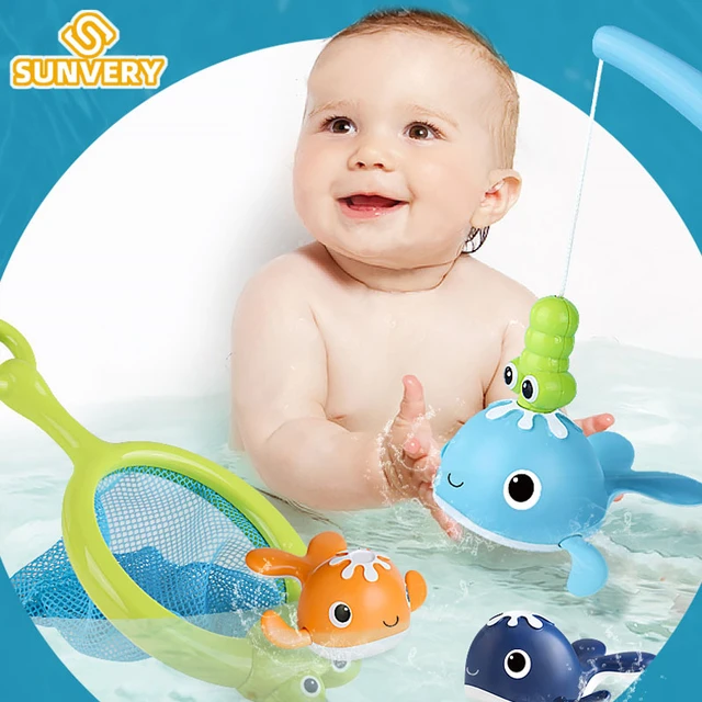 Bath Toys, Bath Toys for Toddlers, Magnetic Fishing Game with Toy