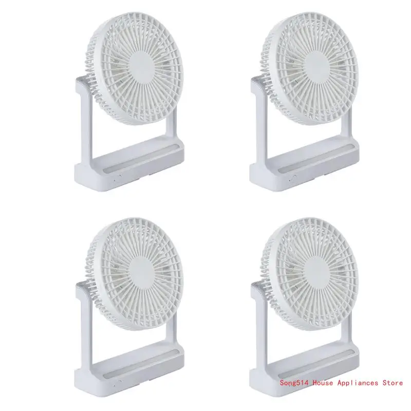 

Home-Study LED Lamp Wall Mounted Air Cooling Fan USB Rechargeable Portable Wireless Desktop Fan 3 Gear Wind Ventilator 95AC