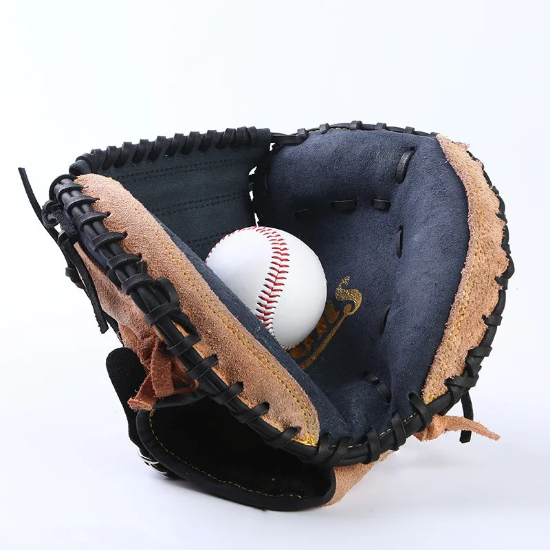 Leather Softball Practice Equipment Leather Baseball Catcher Gloves