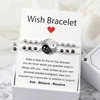 Bracelet tressé Dragon Tai Chi Gossip pour femmes et hommes, meilleurs amis, réglable, Yin Yang, bijoux de Couple à la mode, 2 pièces/ensemble