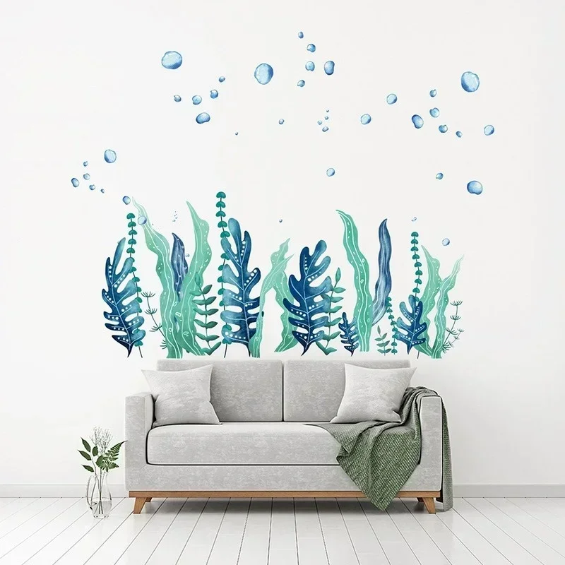 Creative New Seaweed Bubble Wall Stickers For Living Room Bedroom Children's Room Bathroom Wall Decals Decoration Painting