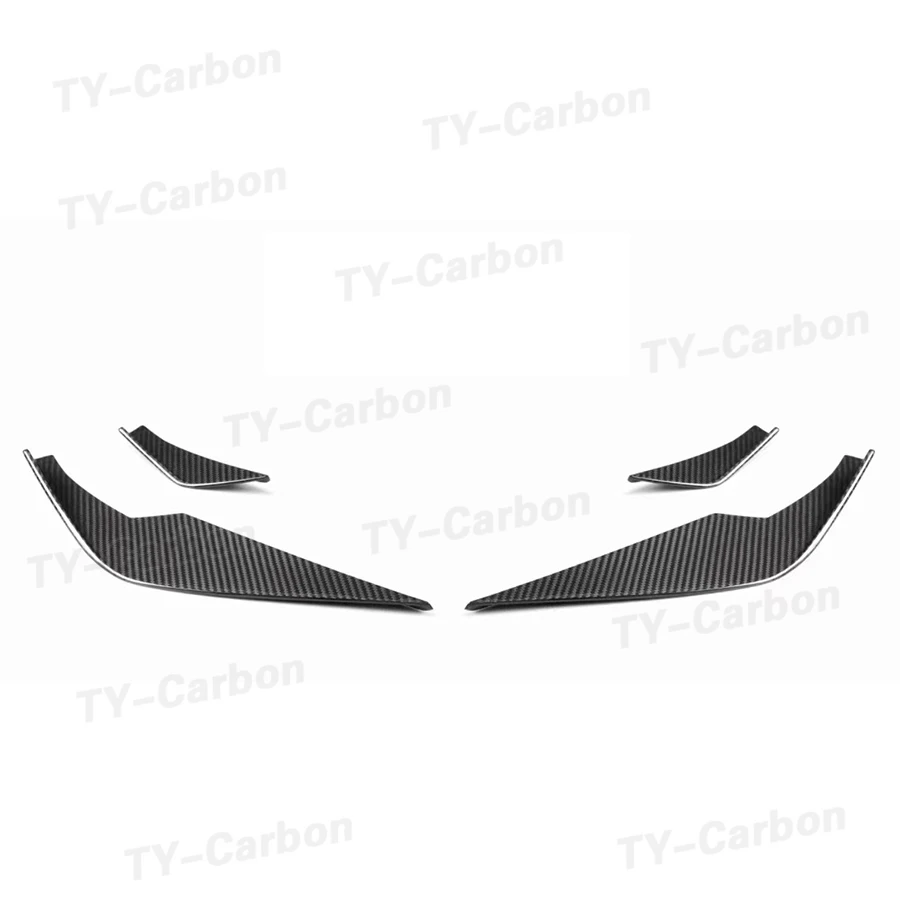 건식 탄소 섬유 앞 범퍼 디퓨저 스플리터 카나드 사이드 핀 플랩 BMW M3 M4 G80 G82 G83 2021 + 자동차 스타일링 FRP