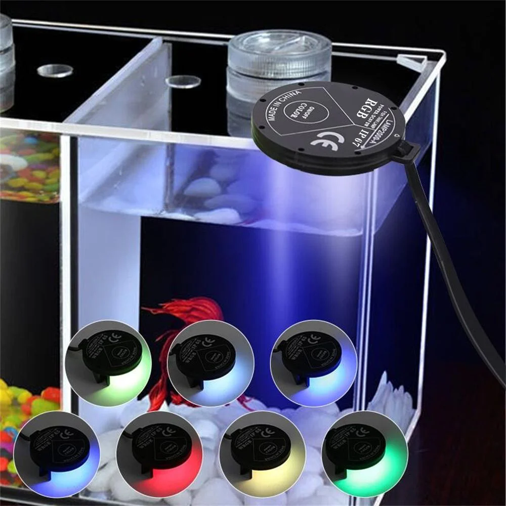 

10W RGB LED Aquarium Fish Tank Light Clip-on DC5V USB LED Plants Grow Lights Aquatic Freshwater Aquarium Lamps IP67 Waterproof