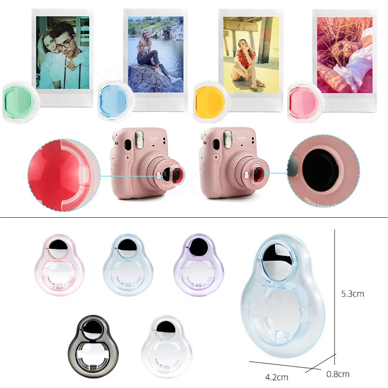 후지필름 인스탁스 미니 11 카메라 액세서리 번들, 크리스탈 커버 케이스 포함, 사진 앨범 렌즈 필터 키트, 신제품 호환