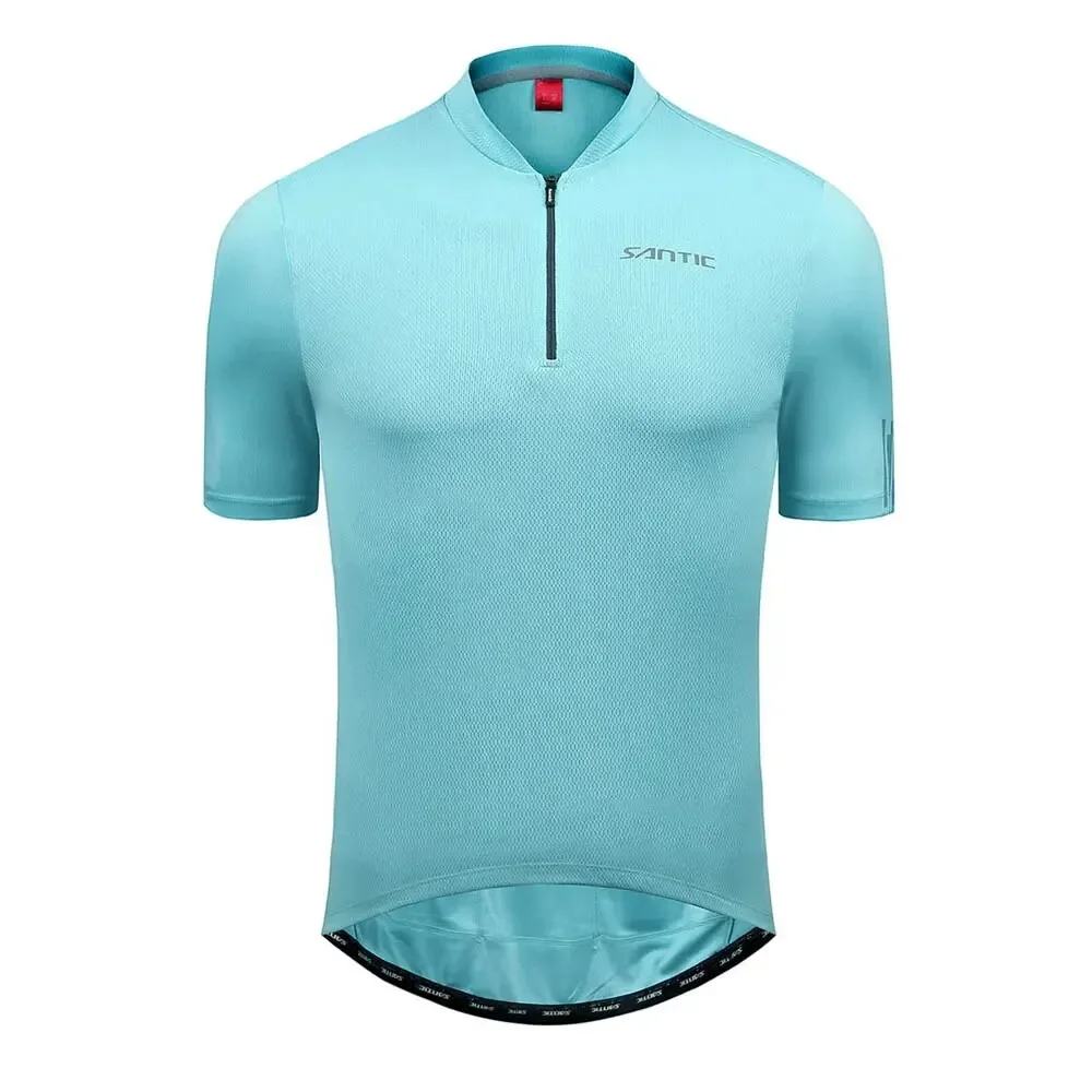 

Santic Cycling Jersey Men Bike Shirt MTB Cycling Clothing Comfortable Breathable