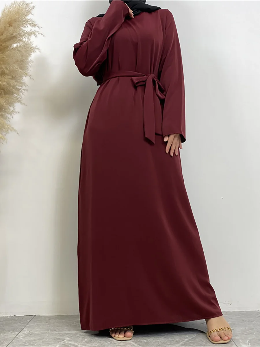 Abaya modesto de Ramadán para mujer, caftán turco, ropa islámica musulmana, vestido Hijab, bata para mujer, caftán marroquí