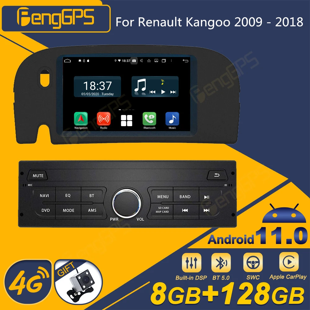 bestellen Perforeren Realistisch For Renault Kangoo 2009 2018 Android Car Radio 2 Din Autoradio Stereo  Receiver GPS Navigator Multimedia DVD Player Head Unit| | - AliExpress