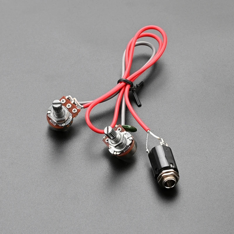 PrewiredGuitarWiringHarnessElectronicsKitSingleCoilPickup