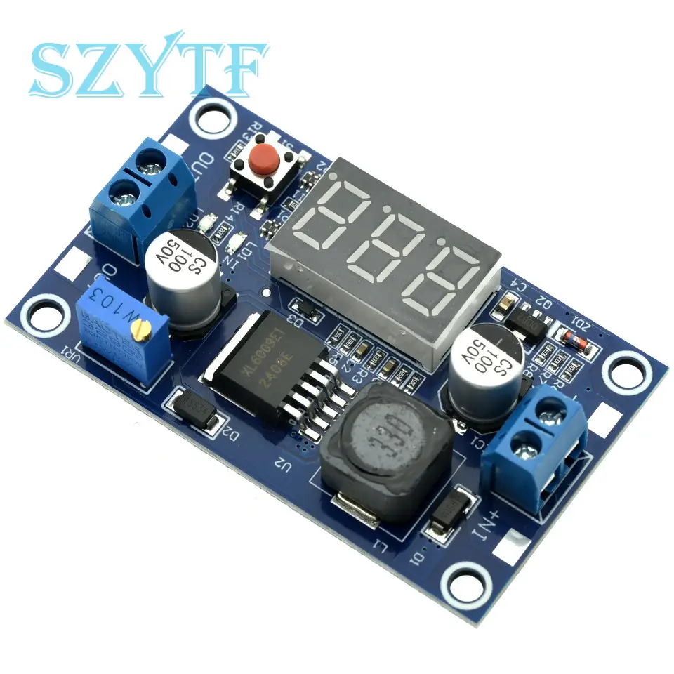 Upgraded XL6009 Boost Module 5-32V to 5-40V 4A with Digital Voltmeter & Calibration Function image 4