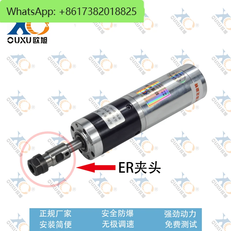 QPG42 miniature pneumatic motor, forward and reverse, air explosion-proof, stepless speed regulation