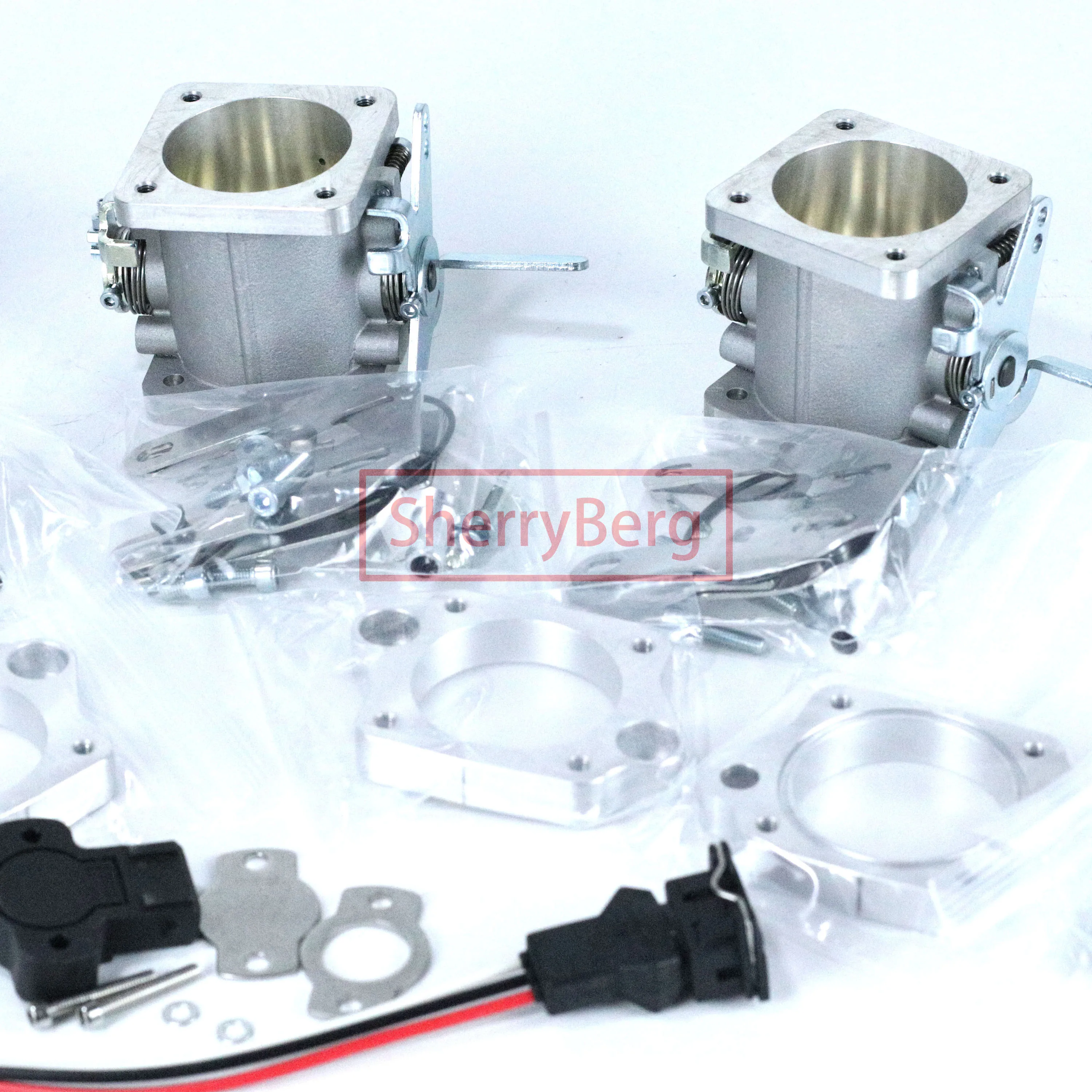 SherryBerg SF INDIVIDUAL 40DCOE 40mm Aluminium Fuel Injection Throttle Body for Weber Jenvey EMPI DCOE Inlet TH TB 2 Pairs +TPS
