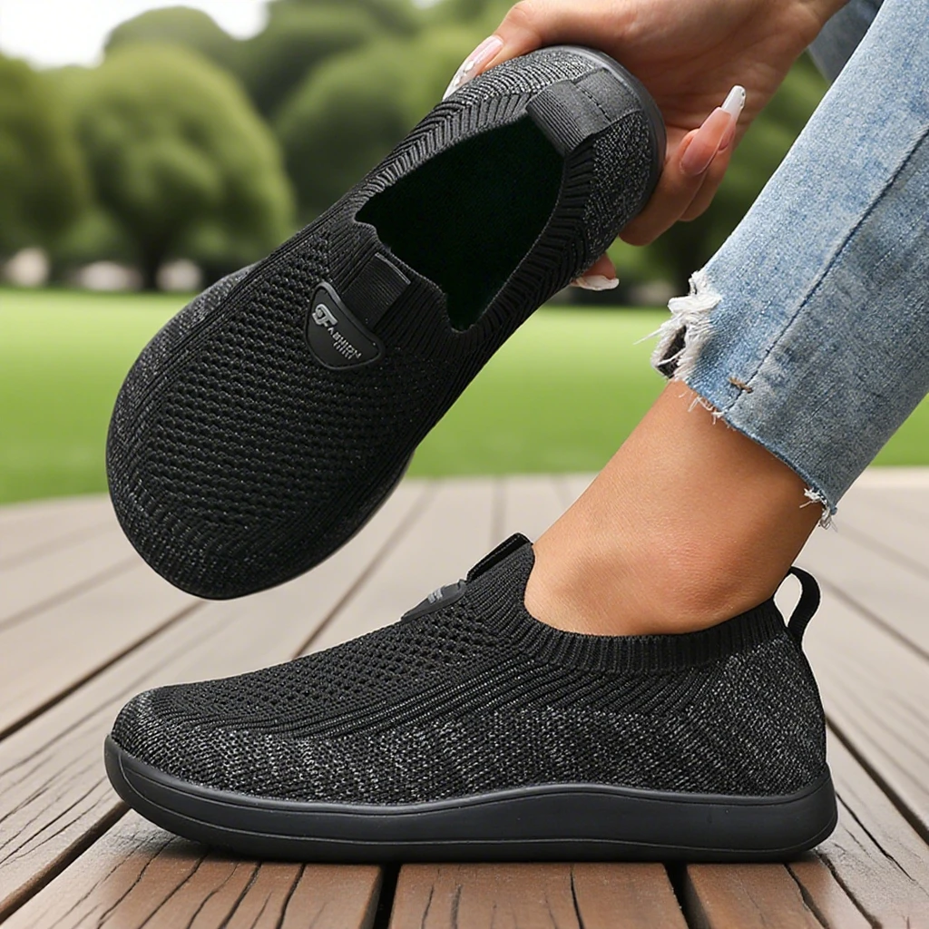 Zero Difference Shoes for Men and Women Wide Version Sports Walking Shoes Soft Sole Anti Slip Comfortable Running Tennis Shoes 2
