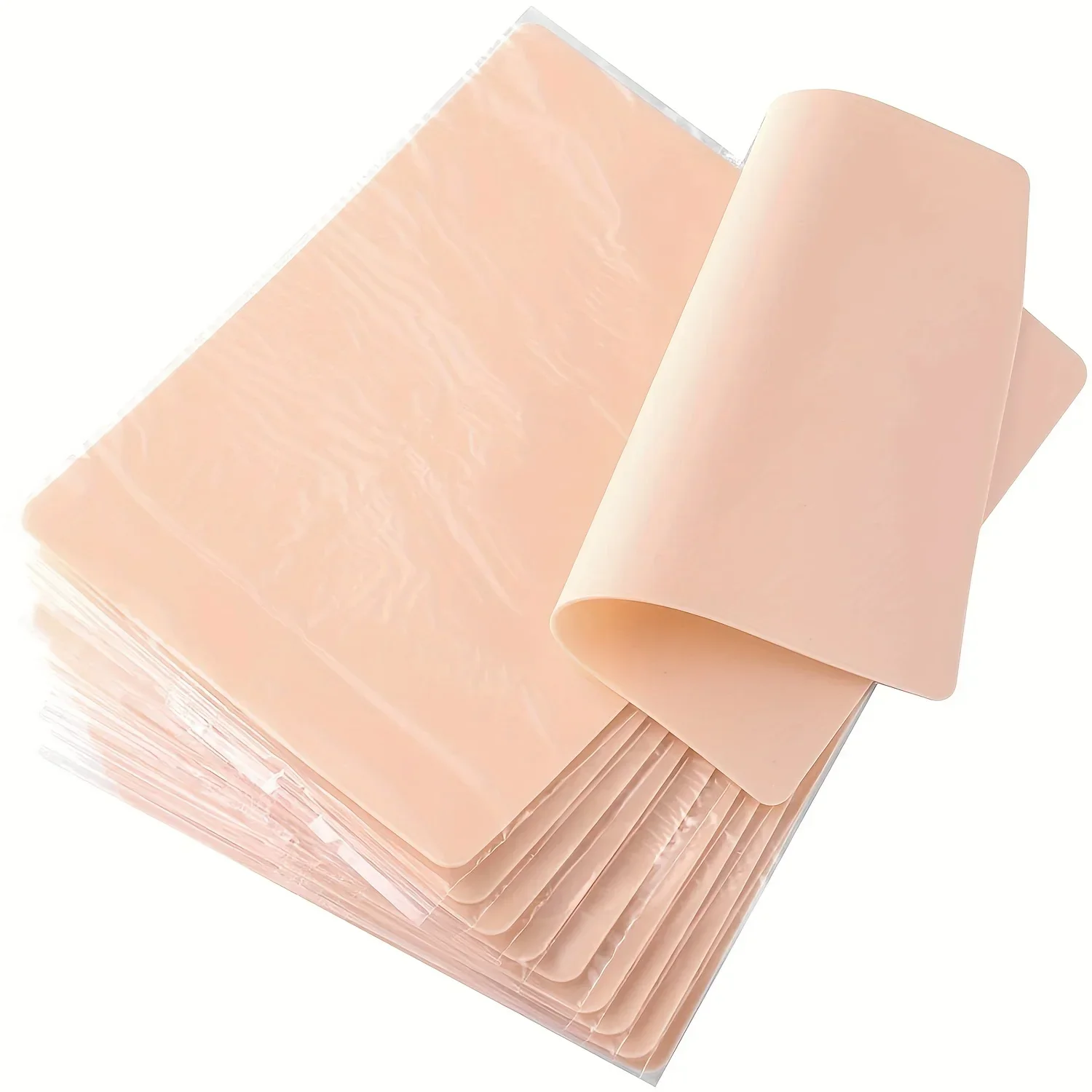 Blank Tattoo Practice Skin 5/10Pcs Tattoo Skin Practice Double Sides Microblading Eyebrow Fake Sheet tattoo practice skin