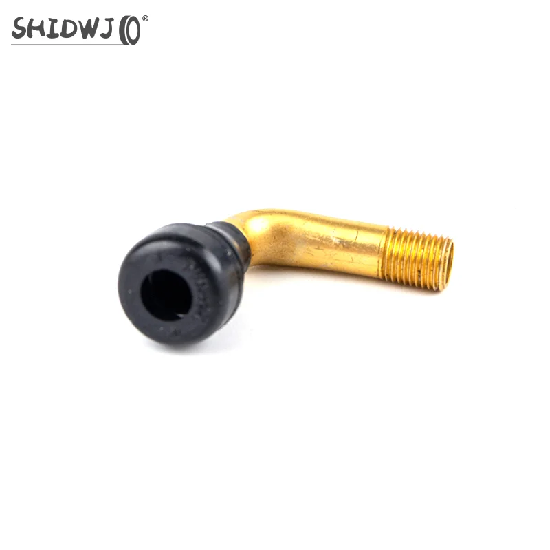 Lot De 4 Valves D'angle 90° Pour Pneus Tubeless - Caoutchouc Et Métal - Modèles PVR40/50/60/70