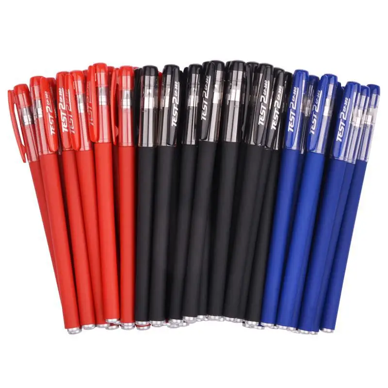 23Pcs Gel Pens Refills Set Black Blue Red Ink 0.5mm Ballpoint Pen Color Pen Set