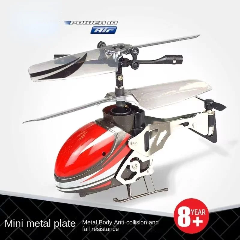 Three channel mini remote-controlled aircraft, the world's smallest remote-controlled aircraft, nano helicopter metal toy 3