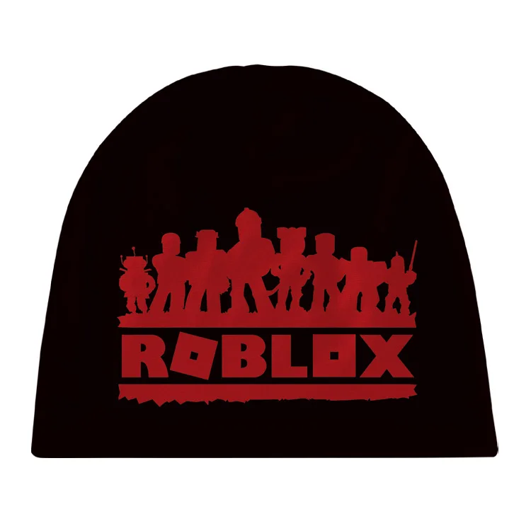 Roblox Rosto De Tricô De Malha Chapéu Gorro Caps Skullies Gorros De Esqui  Bonnet Macio Chapéus