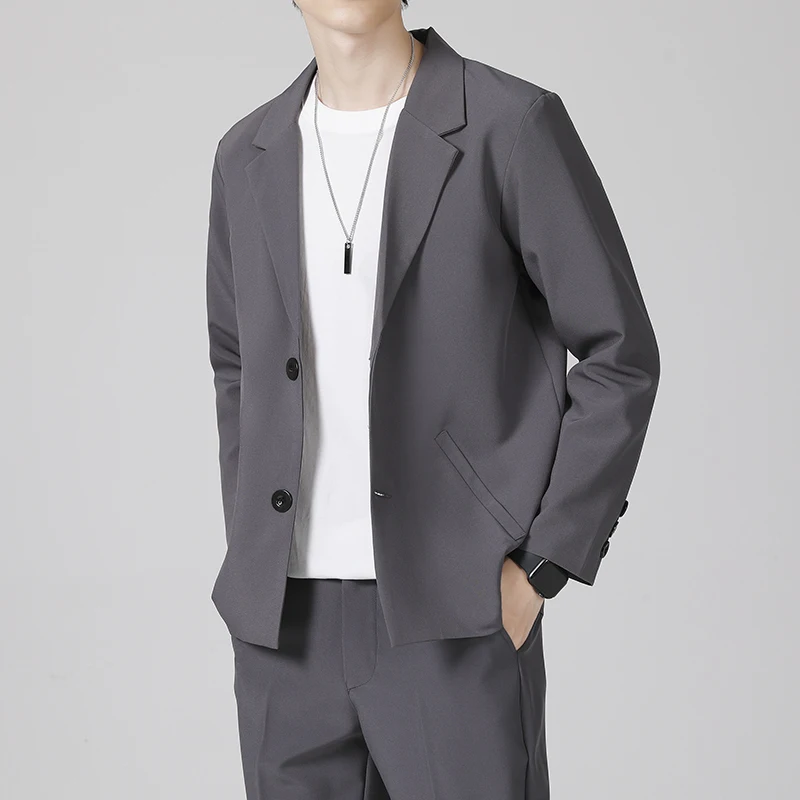 Men Louis Vuitton Uniforms Charcoal Grey Sports Coat Blazer Jacket