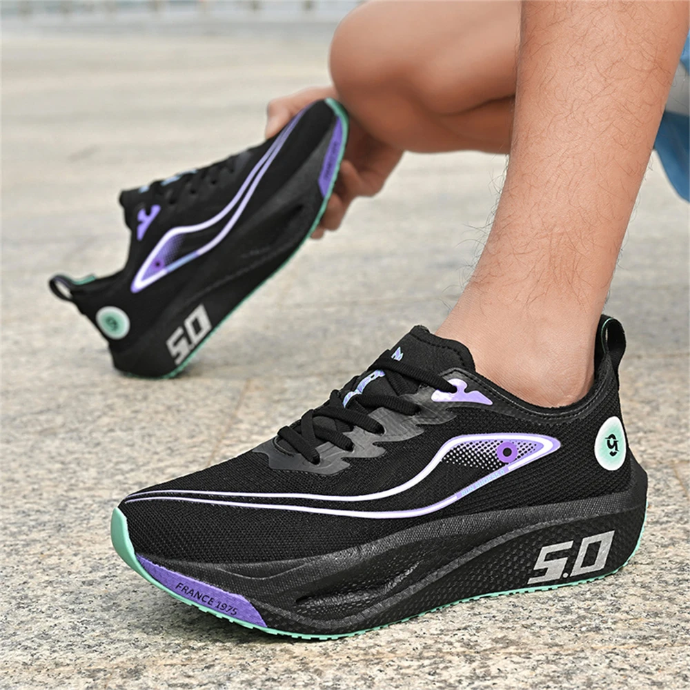 Athletic Running Shoes Carbon Board Marathon Men Sports Breathable Lightweight Women's Comfortable Speciality Stability Sneakers 5