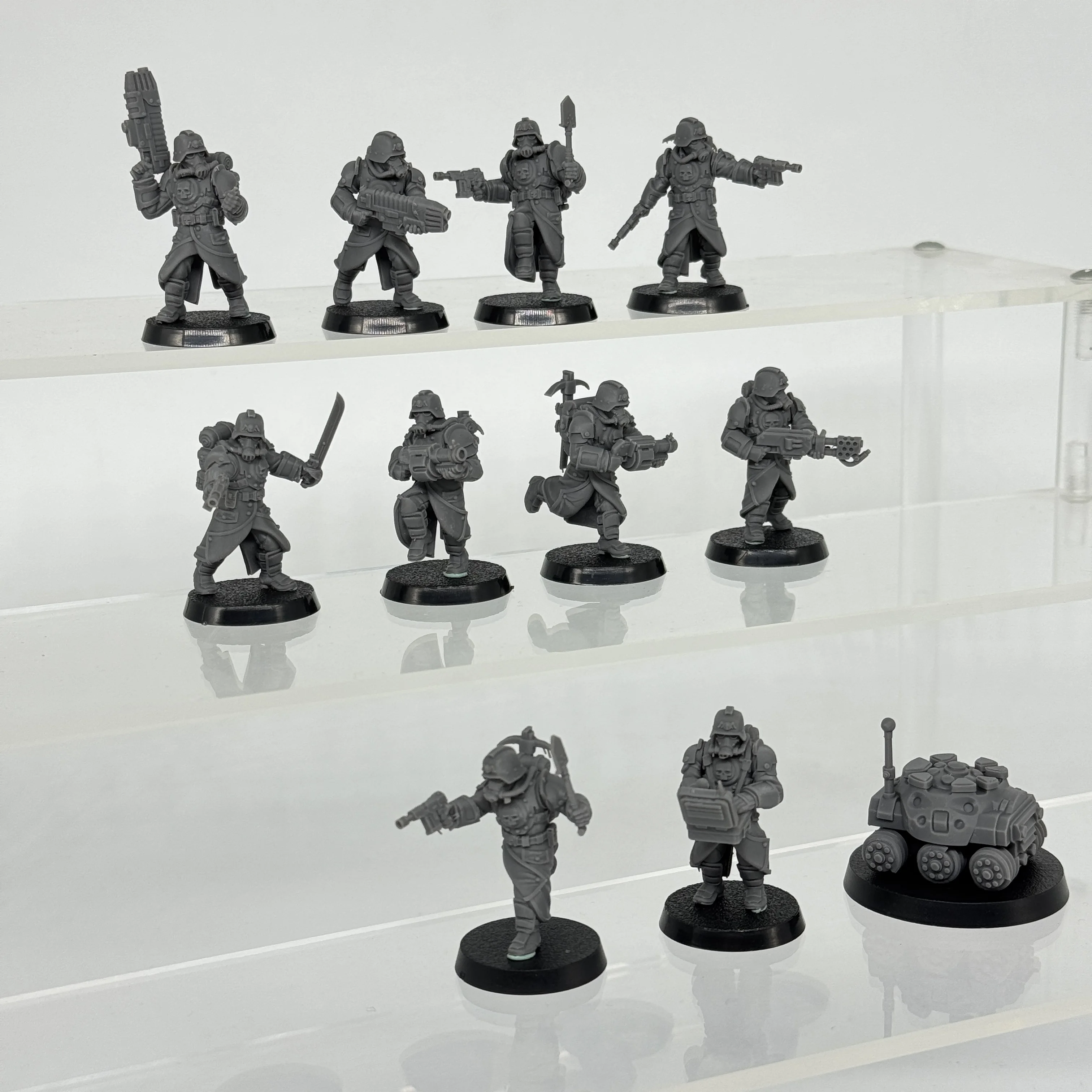 Grim Guard Bombardiers Resin Miniature Figures for Fantasy Tabletop Gaming