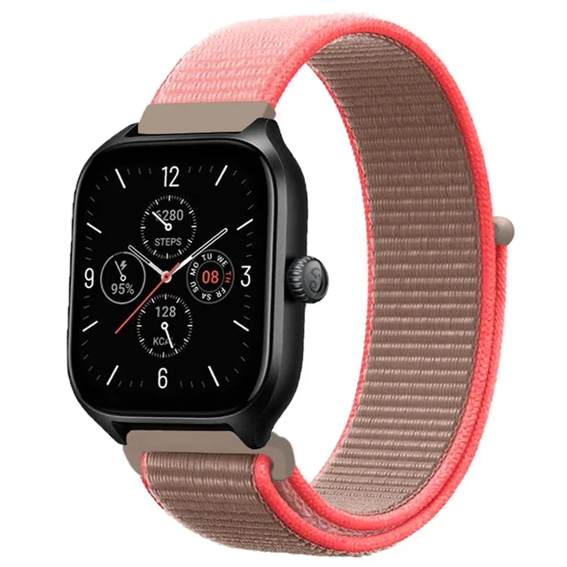 Nylon Loop Smartwatch Band - Adjustable Strap in 20mm/22mm Sizes