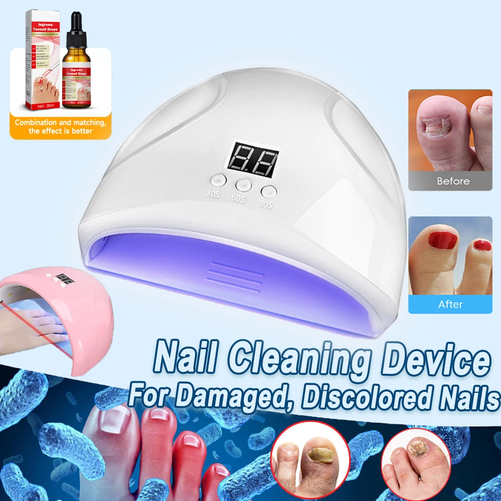 

Nail Cleaning Laser Device For Damaged Nails Repair Essence Oil Repair Damaged Discolored Thick Toenails Foot Care Tool