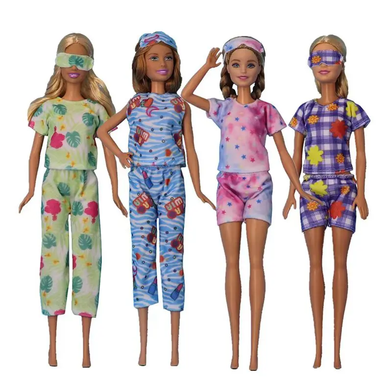 Vêtements pour Barbie, tenue de jeu, hauts et pantalons, 30 Cm, robe à la  mode pour Barbie, bricolage, cadeaux, accessoires miniatures pour filles, 3  articles/Lot