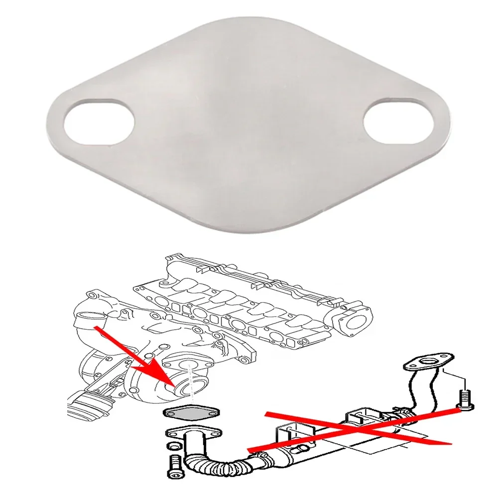 1 Pcs Auto Parts Blanking Block Plates for Vauxhall Opel Saab Fiat Alfa 1.9 2.4 JTD CDTI TiD auto valve blanking plate