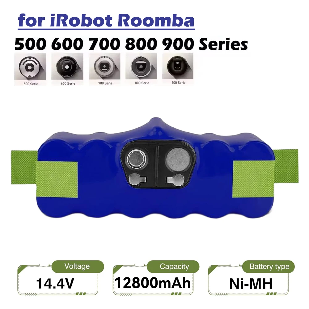 NuevabateríaderepuestoNi-MHde14,4V12800mAhparairobotRoomba500600700800900Series585595600610620630631650660760-AliExpress44