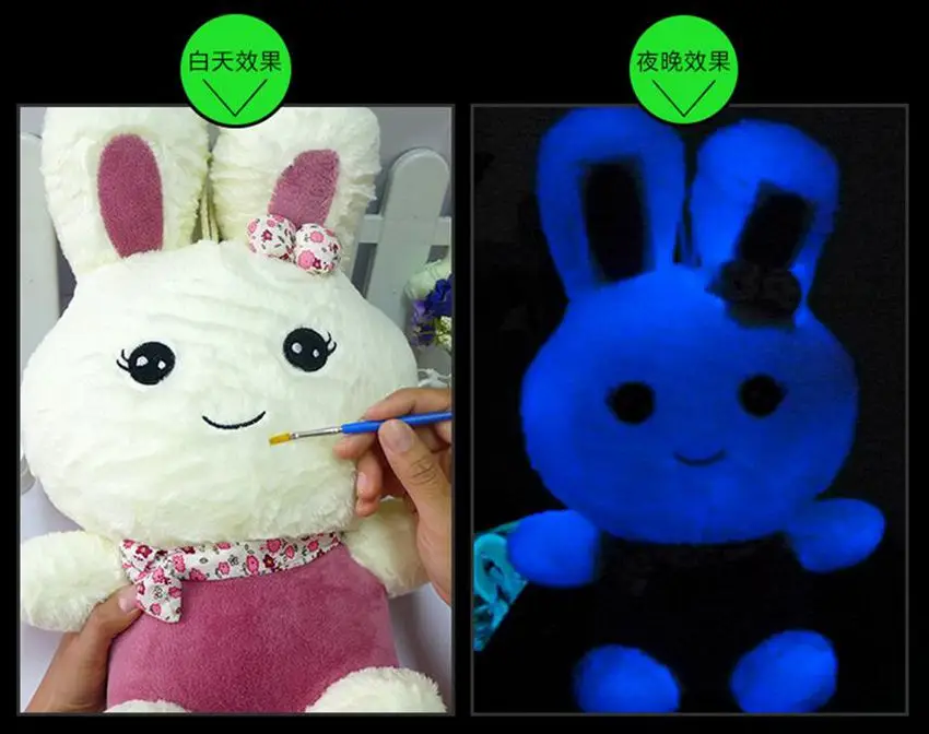 Description Picture 5 of itemUltrafine Bright Fluorescent Color Phosphor Powder Glow in the Dark Powder Luminous Pigment Photoluminescent Dust Coating
