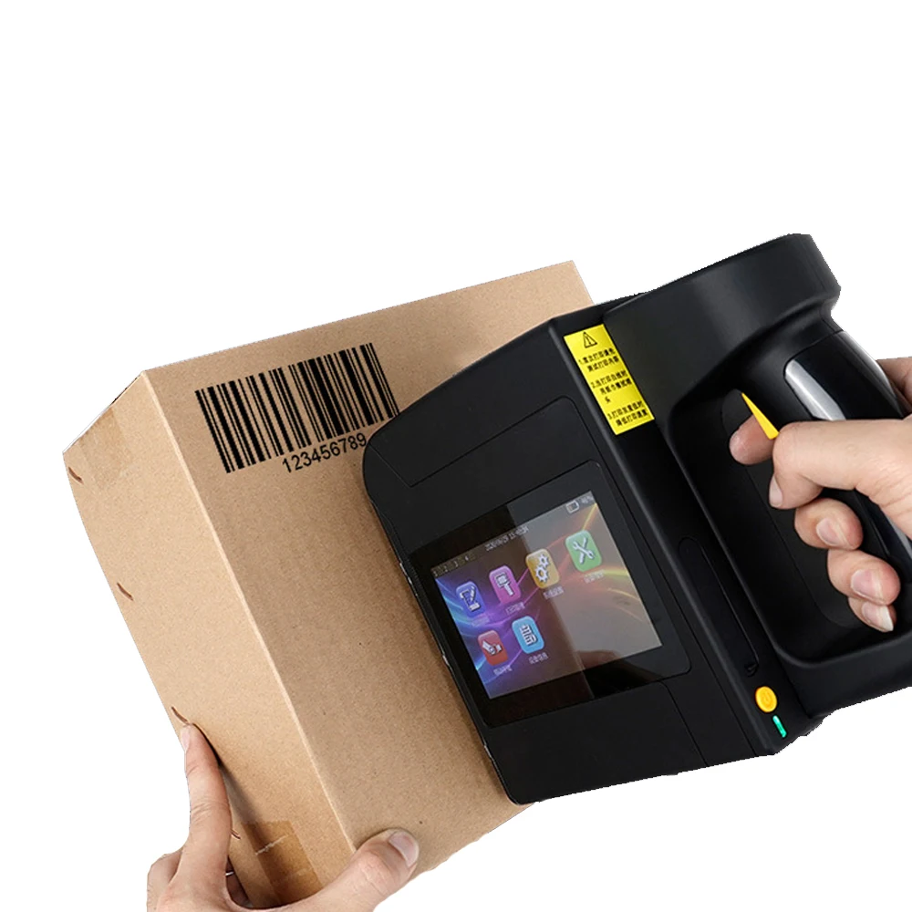 

Label Inkjet Printer 5'' Color HD Touch Screen 100 mm QR Code,Expiry Date,Logo,600DPI Intelligent Automatic Inkjet Printer