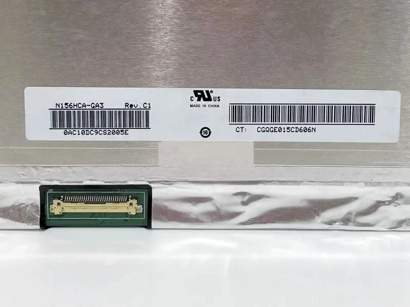 N156HCA-GA3 15.6'' IPS 노트북 LCD 스크린 패널 매트릭스 1920*1080 EDP 30 핀 72% NTSC