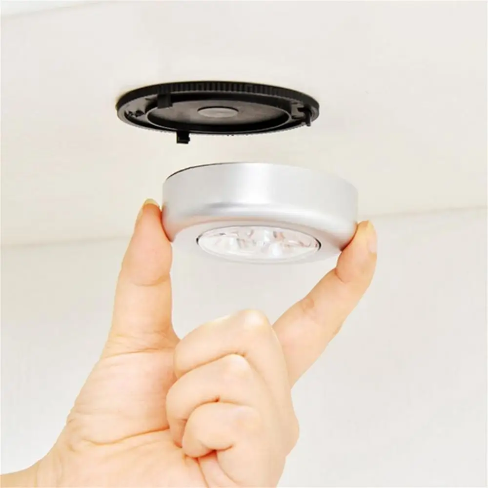 Description Picture 3 of itemPortable Led Light Push Stick On Lamp Emergency Light For Home Kitchen Bedroom Stick Wall Light Touch Control Clap Lights Small