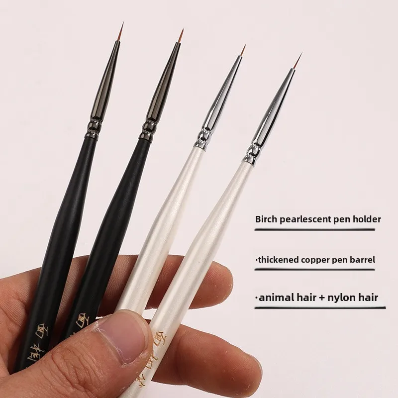 1pcs Brush Super Fine Bjd Doll Face Makeup Mandala Dotting Draw Line Pen Painting Brush Modeling Detail Clay Tool Diy Art 3